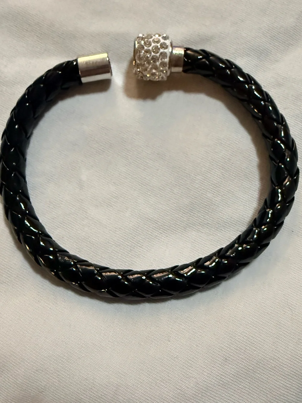 Fashion Mixed Lot 8 Bracelets Chain Beaded Charm Silver/Black